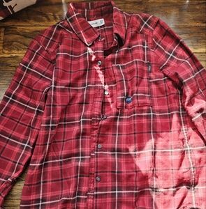 Red Plaid girls Shirt
